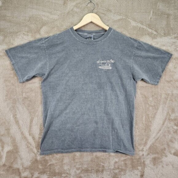 The World’s Famous Special Ed’s Surf School Hawaii T-Shirt Gray Anvil Men's Sz M - Picture 1 of 10